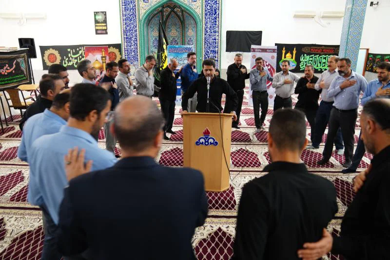 برگزاری مراسم عزاداری دهه اول محرم در مسجد الغدیر سازمان منطقه ویژه اقتصادی پتروشیمی